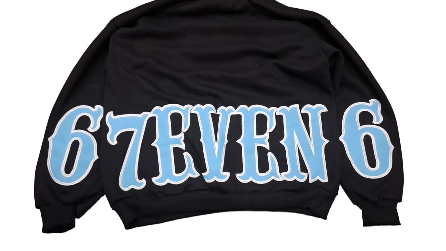 67EVEN6 BLACK & LIGHT BLUE